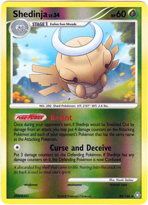 Shedinja - 40/146 - Rare - Reverse Holo